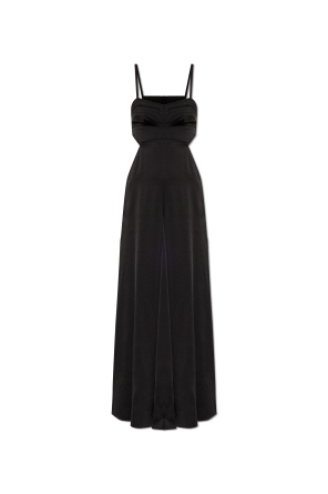 ワンピース DIESEL FW25 'D-Mokky-Ls-Microdiv' dress (A149540BLAN 9XX) Diesel D-mokky-ls-microdiv Midi Dress In Black | ModeSens